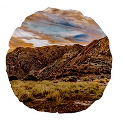 El Leoncito National Park Landscape, San Juan Province, Argentina Large 18  Premium Round Cushions by dflcprintsclothing