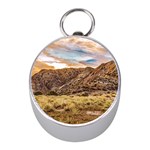 El Leoncito National Park Landscape, San Juan Province, Argentina Mini Silver Compasses Front