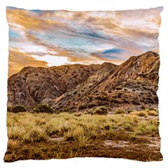 El Leoncito National Park Landscape, San Juan Province, Argentina Large Flano Cushion Case (one Side)