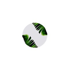 Green Banana Leaves 1  Mini Buttons by goljakoff