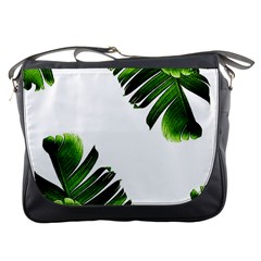 Green Banana Leaves Messenger Bag by goljakoff