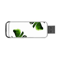 Green Banana Leaves Portable Usb Flash (two Sides) by goljakoff