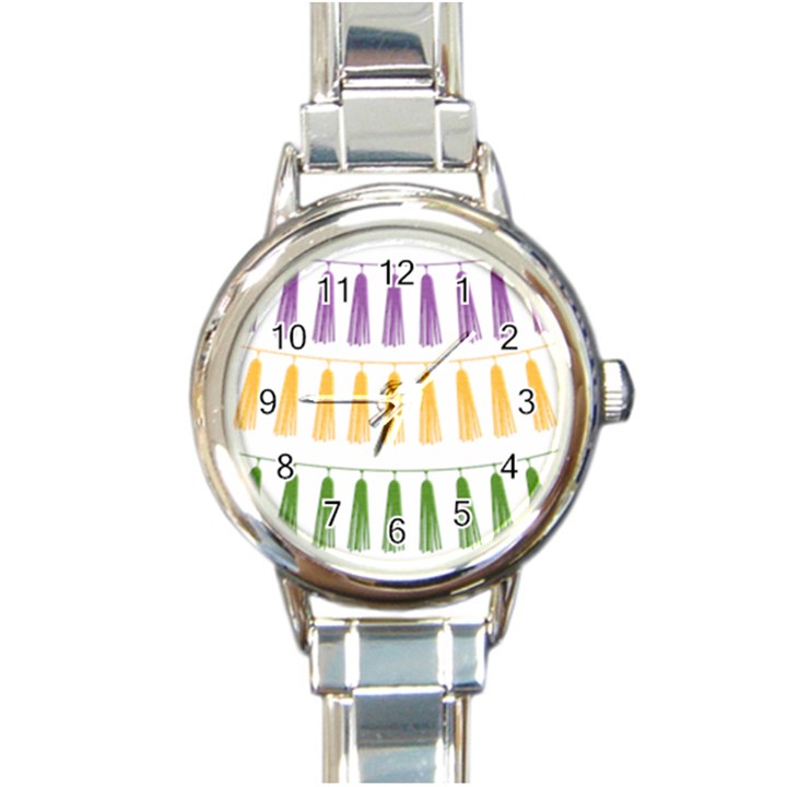 Tassels Tassel Bunting Banner Round Italian Charm Watch