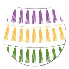 Tassels Tassel Bunting Banner Magnet 5  (round) by HermanTelo