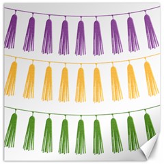 Tassels Tassel Bunting Banner Canvas 16  X 16  by HermanTelo