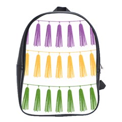 Tassels Tassel Bunting Banner School Bag (large)