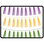 Tassels Tassel Bunting Banner Fleece Blanket (Large)  80 x60  Blanket Front