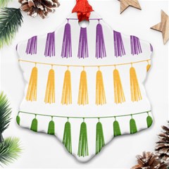 Tassels Tassel Bunting Banner Ornament (snowflake)