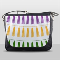 Tassels Tassel Bunting Banner Messenger Bag by HermanTelo