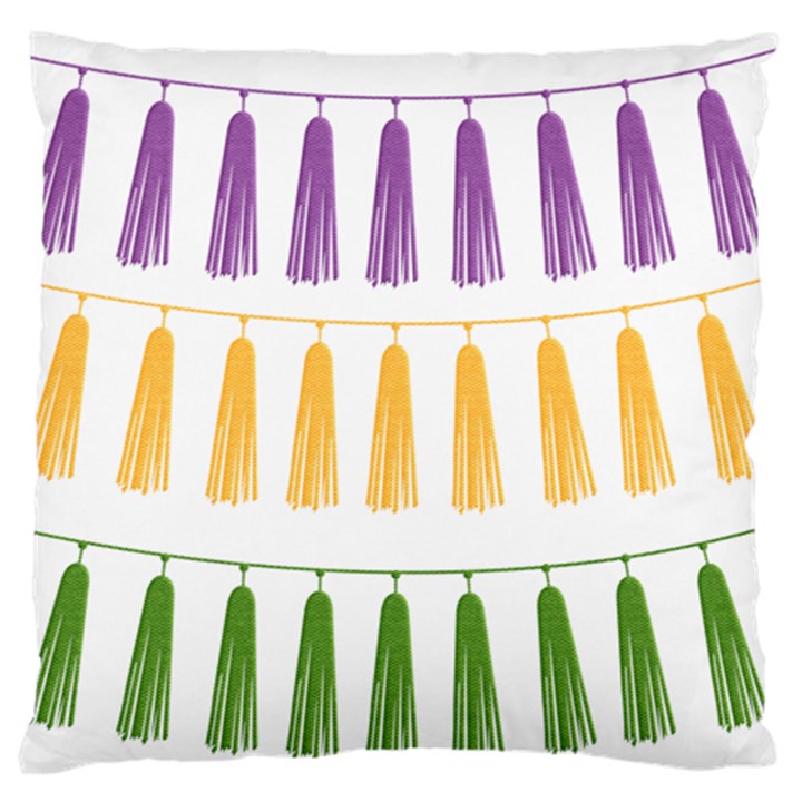 Tassels Tassel Bunting Banner Large Flano Cushion Case (One Side)