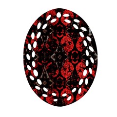 Antique Brothel Wallpaper Oval Filigree Ornament (two Sides) by MRNStudios