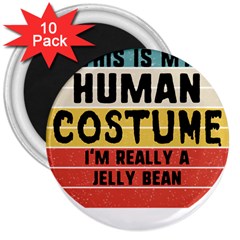 Jelly Bean 3  Magnets (10 Pack)  by unicornwithstyle