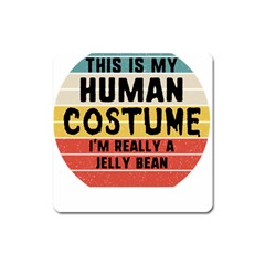 Jelly Bean Square Magnet by unicornwithstyle