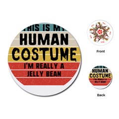 Jelly Bean Playing Cards Single Design (round) by unicornwithstyle