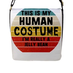 Jelly Bean Flap Closure Messenger Bag (l) by unicornwithstyle