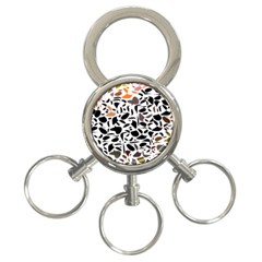 Zappwaits - Words 3-ring Key Chain by zappwaits