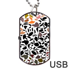 Zappwaits - Words Dog Tag Usb Flash (one Side) by zappwaits