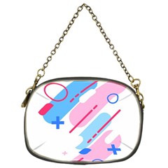 Abstract Geometric Pattern  Chain Purse (one Side) by brightlightarts