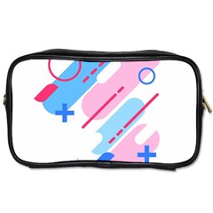 Abstract Geometric Pattern  Toiletries Bag (two Sides) by brightlightarts