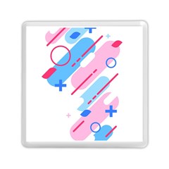 Abstract Geometric Pattern  Memory Card Reader (square) by brightlightarts