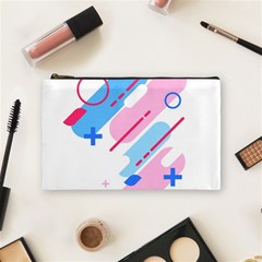 Abstract Geometric Pattern  Cosmetic Bag (medium) by brightlightarts