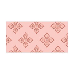 Pattern Floral Design Peach Yoga Headband