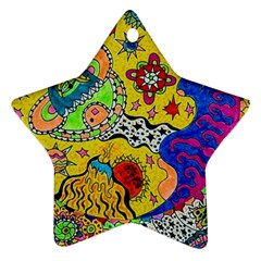 Supersonicplanet2020 Star Ornament (two Sides) by chellerayartisans