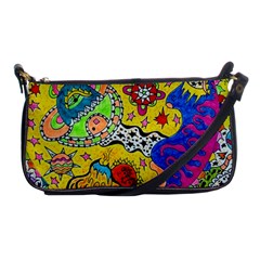 Supersonicplanet2020 Shoulder Clutch Bag by chellerayartisans