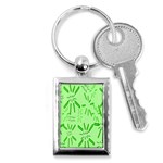 Electric Lime Key Chain (Rectangle) Front