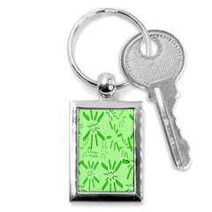 Electric Lime Key Chain (rectangle) by Janetaudreywilson