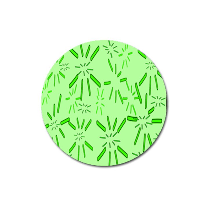 Electric Lime Magnet 3  (Round)