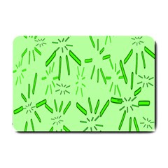 Electric Lime Small Doormat  by Janetaudreywilson