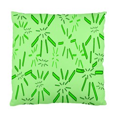 Electric Lime Standard Cushion Case (one Side) by Janetaudreywilson