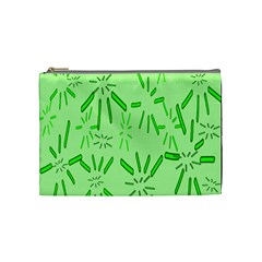 Electric Lime Cosmetic Bag (medium) by Janetaudreywilson