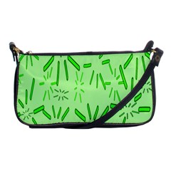 Electric Lime Shoulder Clutch Bag by Janetaudreywilson