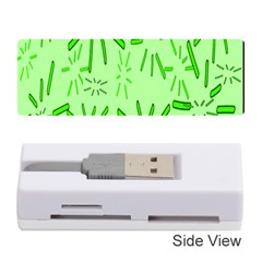 Electric Lime Memory Card Reader (stick) by Janetaudreywilson