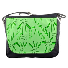 Electric Lime Messenger Bag by Janetaudreywilson