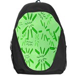 Electric Lime Backpack Bag Front