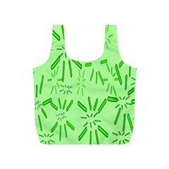 Electric Lime Full Print Recycle Bag (s) by Janetaudreywilson