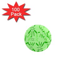 Electric Lime 1  Mini Magnets (100 Pack)  by Janetaudreywilson