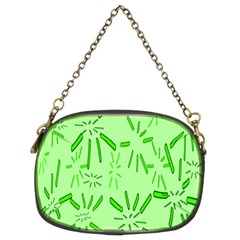 Electric Lime Chain Purse (two Sides) by Janetaudreywilson