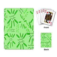 Electric Lime Playing Cards Single Design (rectangle) by Janetaudreywilson