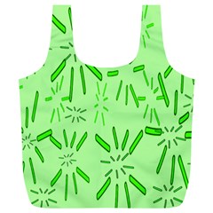 Electric Lime Full Print Recycle Bag (xl) by Janetaudreywilson