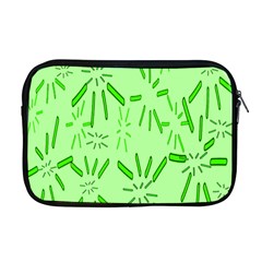 Electric Lime Apple Macbook Pro 17  Zipper Case by Janetaudreywilson