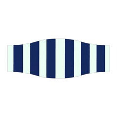 Navy In Vertical Stripes Stretchable Headband by Janetaudreywilson