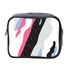 Abstract Space Pattern Design Mini Toiletries Bag (two Sides) by brightlightarts