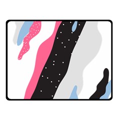 Abstract Space Pattern Design Fleece Blanket (small) by brightlightarts