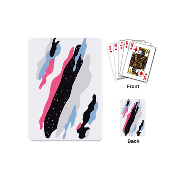 Abstract Space Pattern Design Playing Cards Single Design (Mini)