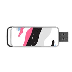 Abstract Space Pattern Design Portable Usb Flash (two Sides) by brightlightarts