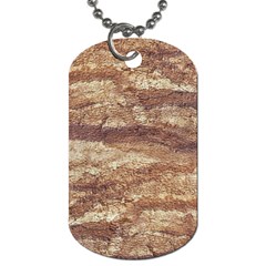 Grunge Surface Print Dog Tag (one Side)